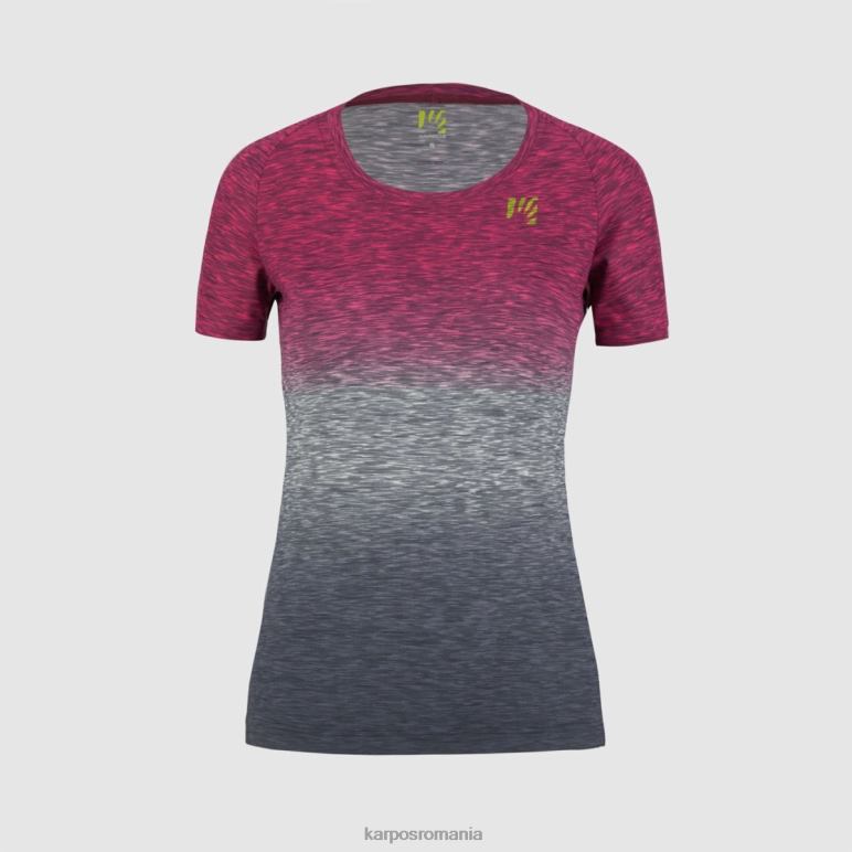 coral fierbinte/indigo vintage