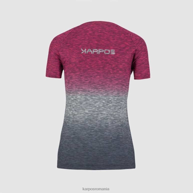 femei Karpos coral fierbinte/indigo vintage tricoul prato piazza w PV2R61266