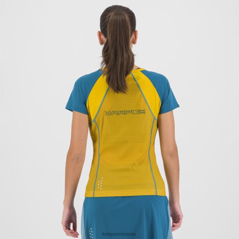 femei Karpos lemon curry/corsair tricou lavaredo evo w PV2R61257