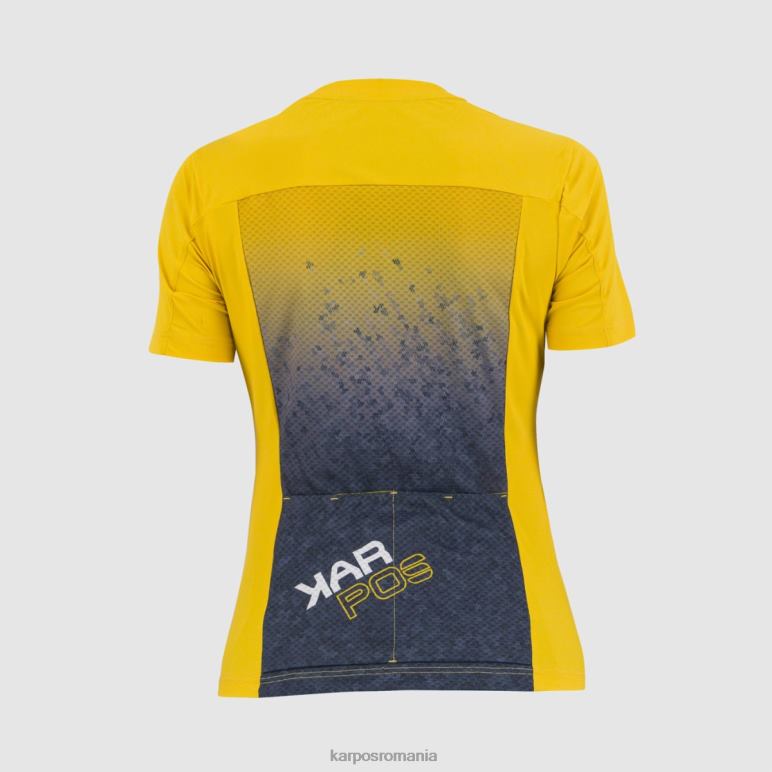 femei Karpos lemon curry/ombre blue tricou verve evo w PV2R61230