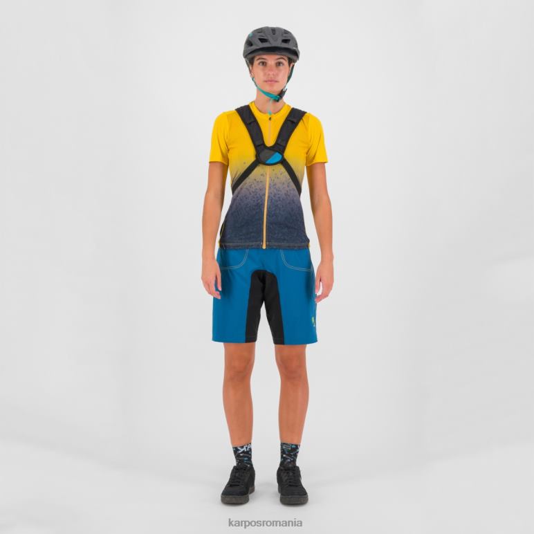 femei Karpos lemon curry/ombre blue tricou verve evo w PV2R61230