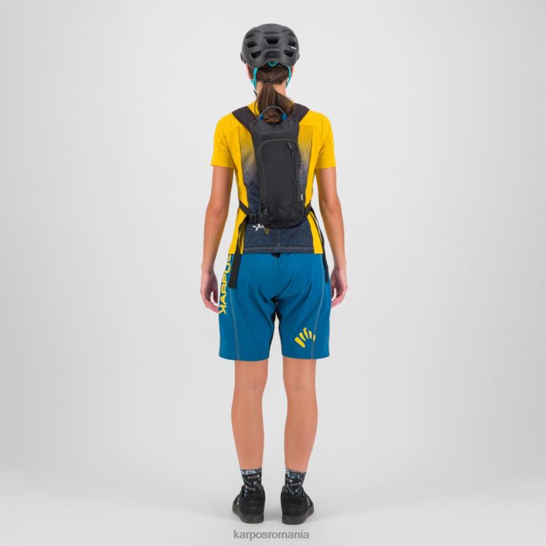 femei Karpos lemon curry/ombre blue tricou verve evo w PV2R61230