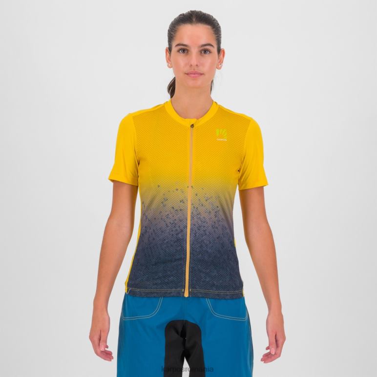 femei Karpos lemon curry/ombre blue tricou verve evo w PV2R61230