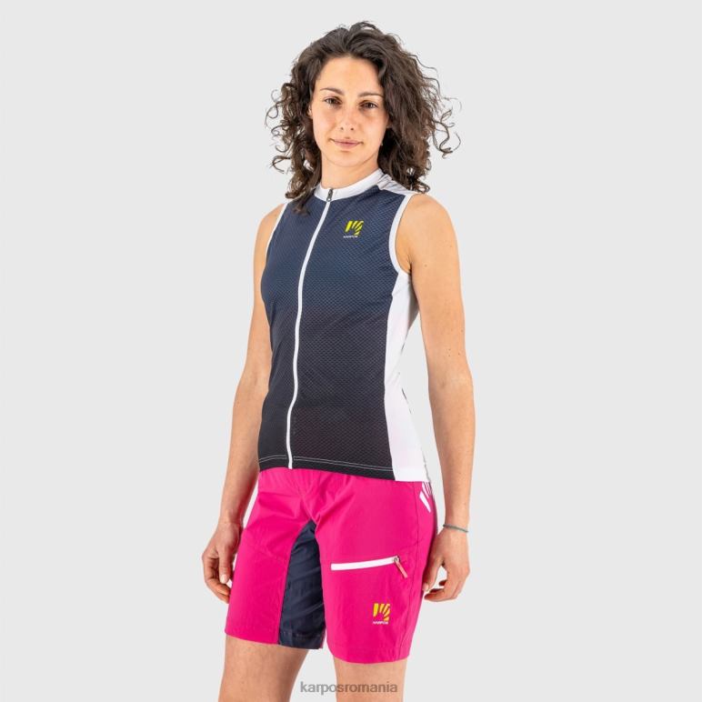 femei Karpos ombre blue/cabaret verve evo w fără mâneci PV2R61237