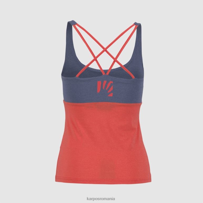 femei Karpos vintage indigo/coral fierbinte bull evo w top PV2R61327