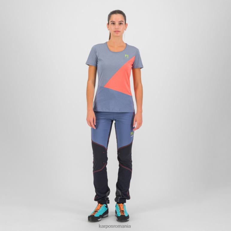 femei Karpos vintage indigo/coral fierbinte nuvolau w jersey PV2R61284